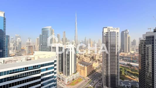 2 Bedroom Flat for Rent in Business Bay, Dubai - Furnished | Top-Floor Unit | Burj View