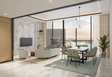 1 Bedroom Apartment for Sale in Dubai South, Dubai - AZIZI VENICE LIVING AND DINING VIEW. jpg 1 Bedroom Apartment for Sale in Dubai South, Dubai - AZIZI VENICE LIVING AND DINING VIEW. jpg