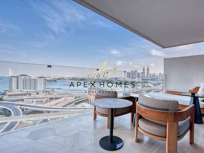 1 Bedroom Apartment for Rent in Palm Jumeirah, Dubai - Fully Furnished | Sea View | Direct Beach Access