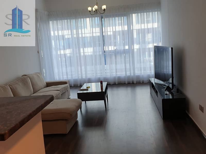 FANTASTIC DEAL VACANT FULLY FURNISHED    SKY COURTS ONE BED ROOM FOR SALE WITH BALCONY