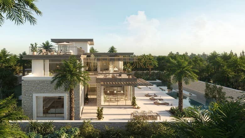 2 Villas for sale in the most beautiful place in Abu Dhabi (nature reserve) and premiums me for 8 years