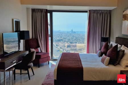 1 Bedroom Apartment for Sale in Business Bay, Dubai - Furnished | Canal View And SZR View | High Floor