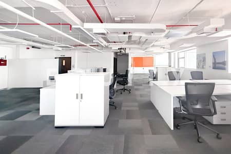 Office for Rent in Business Bay, Dubai - Furnished | Burj View | 4 Parking | Vacant