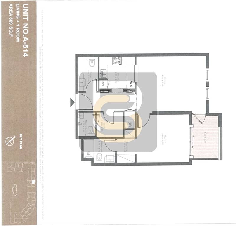 Hot Deal 1BR + Maid | Furnished | Bab Al Qasr Garden Residence 66 | Masdar - Image 2