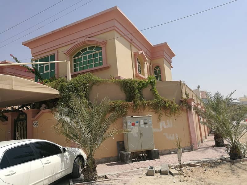 Villa for sale in Ajman, Al Mowaihat, two-storey house, freehold for all nationalities@