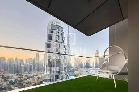 2 Bedroom Flat for Rent in Downtown Dubai, Dubai - Full Burj Khalifa View | Best Layout | Well Kept