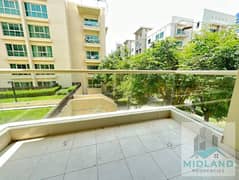 1BR Apartment | Al Dhafrah 3 | Balcony & Courtyard View | Pool Access