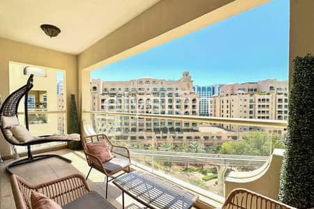 1 Bedroom Apartment for Rent in Palm Jumeirah, Dubai - Semi Furnished | High Floor | Park Side