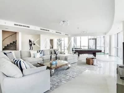 4 Bedroom Apartment for Rent in Dubai Marina, Dubai - Skyline Duplex Penthouse | Full Marina View