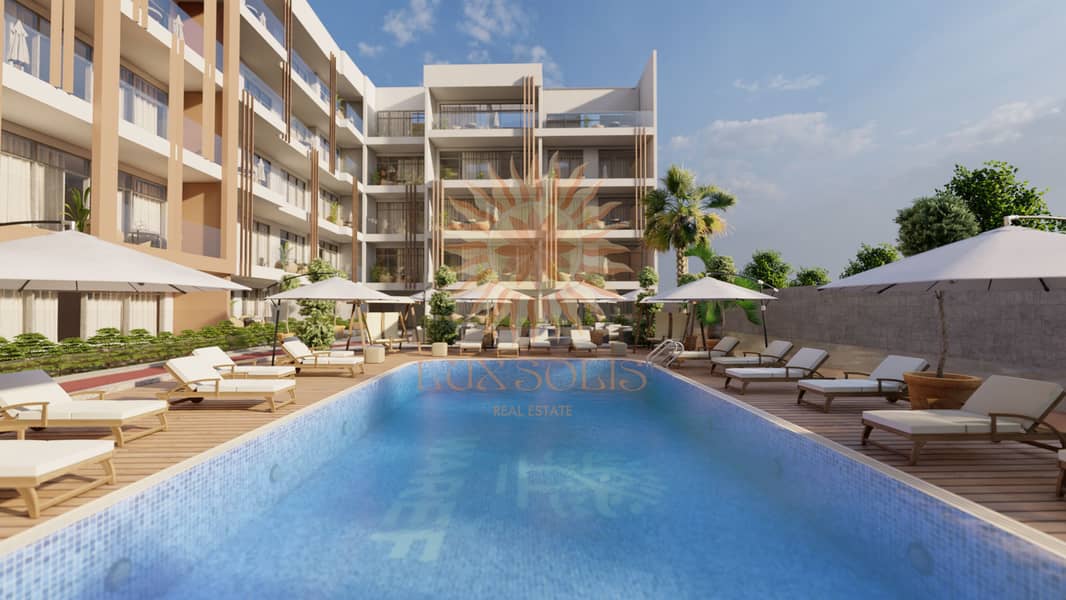 2 Bedroom Apartment | Waref Residences JVC | Pool View - Image 10