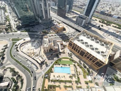 1 Bedroom Flat for Rent in Downtown Dubai, Dubai - Pool and Community View | Vacant | High Floor