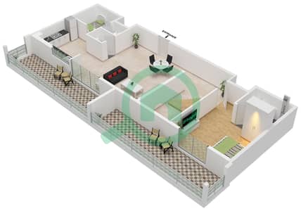 Equiti Home B - Planimetria del piano di 4 Camere Appartamento Tipo/unità A2 / UNIT 2,9 FLOOR 9,10 Equiti Home B - Planimetria del piano di 4 Camere Appartamento Tipo/unità A2 / UNIT 2,9 FLOOR 9,10