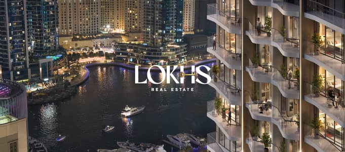 2 Bedroom Apartment for Sale in Dubai Marina, Dubai - Branded Residences | 50/50 Payment Plan |Marina & City view 2 Bedroom Apartment for Sale in Dubai Marina, Dubai - Branded Residences | 50/50 Payment Plan |Marina & City view