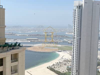 4 Bedroom Apartment for Rent in Jumeirah Beach Residence (JBR), Dubai - Dubai Eye/Marina Views I Unfurnished I High Floor