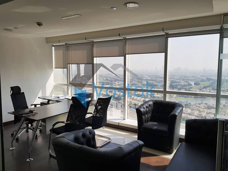 Fully furnished| With partitions| Amazing View