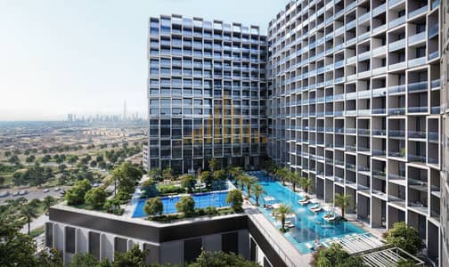 1 Camera Appartamento in vendita a Al Jaddaf, Dubai - Aerial view1 copy. jpg