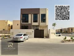 CORNER STUNNING VILLA / 5 MASTER BEDROOM/ FOR RENT/ AL YASMEEN / AJMAN