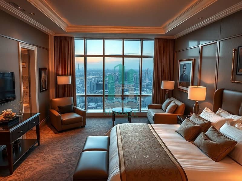 3 A_luxurious_hotel_bedroom_in_a_lavish_style_showcasing_a_spacious_layout_with_elegant_furnishings. _The_room_features_a_king_sized_bed_with_plush_bedding_and_decorative_pillows_set_against_a_backdrop_of_large_windows - Copy. jpeg