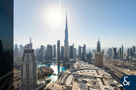 4 Bedroom Flat for Rent in Downtown Dubai, Dubai - Luxury Furnished | Four Bed | Burj View