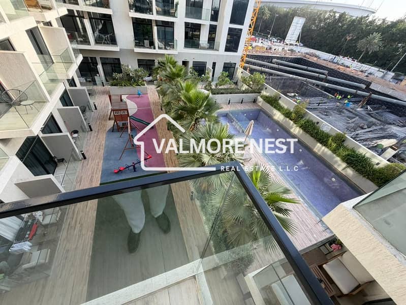 Spacious studio for sale I Best option for Investors I Pool & amenity view - Image 4