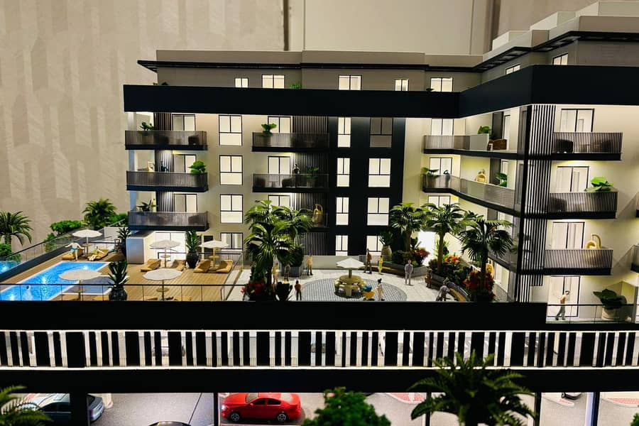 2 Br | Street View | 50/50 Plan | Warsan 4 - Image 11