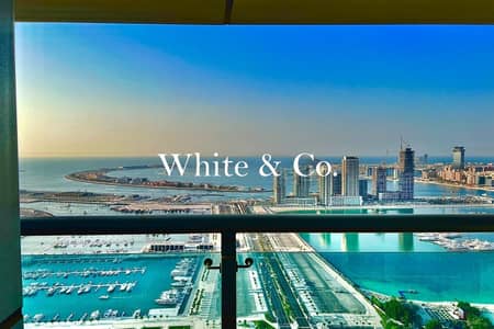 2 Bedroom Flat for Rent in Dubai Marina, Dubai - Full Sea View | High Floor | Vacant Now