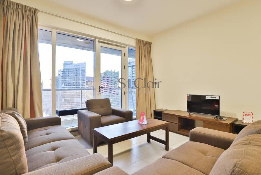 Full Lake View | 2 Bedrooms | High Floor with Balcony