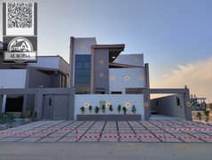 Brand new villa for rent in Al Yasmin – Ajman | With terrace Consisting of four bedrooms, a majlis, and a living room