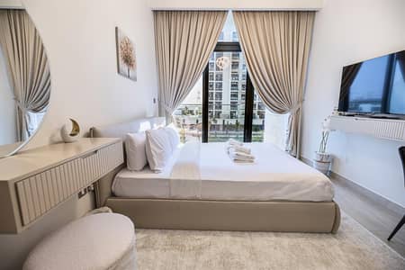 1 Bedroom Apartment for Rent in Meydan, Dubai - Upscale Studio in Azizi Riviera Prime Location Dubai