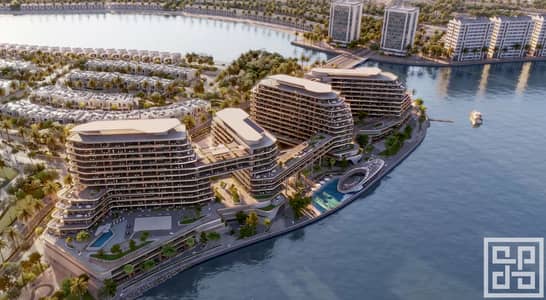 فلیٹ 1 غرفة نوم للبيع في میناء العرب، رأس الخيمة - QDM_Ariel view Dusk. jpeg