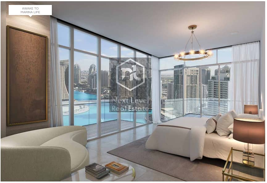 2 Book with 10% Marina & Sea View New Apartment in Dubai Marina
