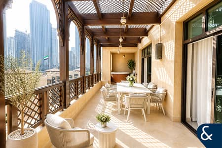 2 Bedroom Apartment for Sale in Downtown Dubai, Dubai - Penthouse | Large Terrace | Upgraded