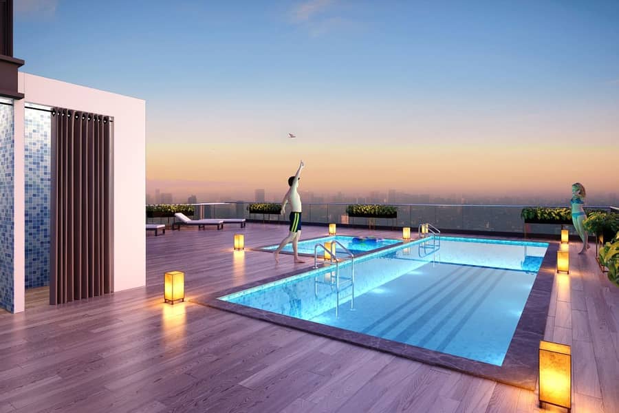 1 Br | Street View | 50/50 Plan | Warsan 4 - Image 6