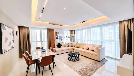 2 habitaciones Apartamento para en Alquiler en Al Markaziya, Abu Dhabi - LivingRoom_4. png