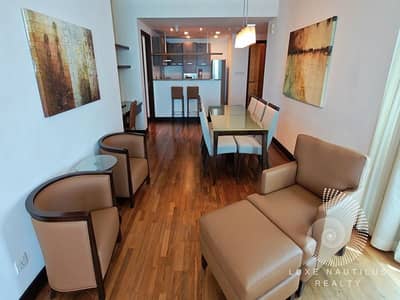 2 Bedroom Apartment for Rent in Al Sufouh, Dubai - 015 lounge area with dinning. jpeg