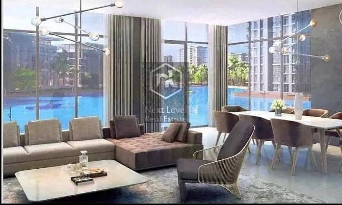 Furnished Charming Flat directly on the Lagoon District One MBR