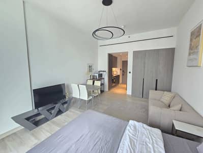 Studio for Rent in Dubai Hills Estate, Dubai - Furnished|Balcony|Flexible|Wooden Floor|High floor