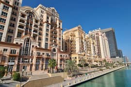 شقة في طراز أوروبي،مساكن القناه المائية غرب،مدينة دبي الرياضية 1 غرفة 1000000 درهم - 15143720