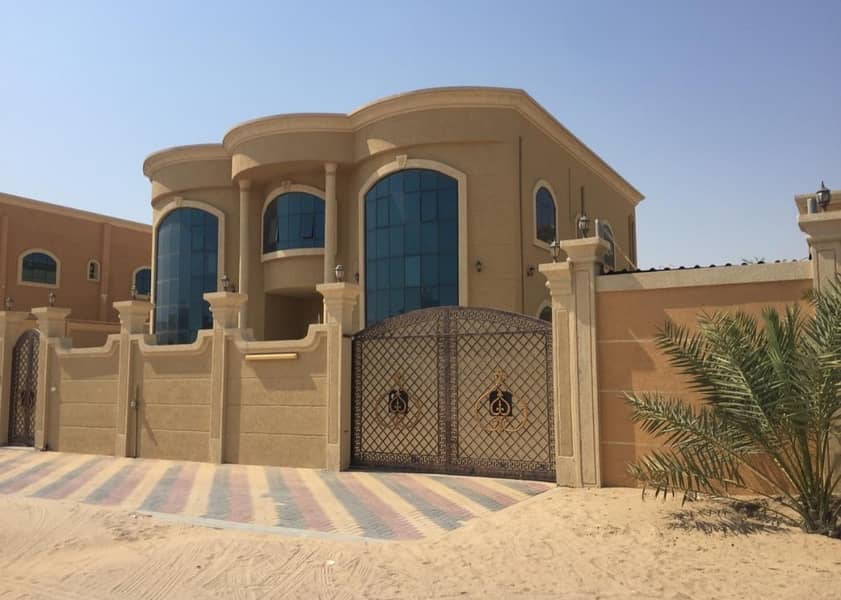 For Rent Villa two floors finishing high Jaddaa  There is an extension in the villa The villa is next to the mosque Luxury villa close to services  Villa for rent the first inhabitant of Al Jurf Ajman   It is two floors  Consisting of 5- Master bedrooms w