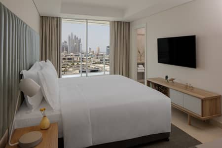 2 Bedroom Apartment for Rent in Dubai Internet City, Dubai - 2BR SV Bedroom 1. jpg 2 Bedroom Apartment for Rent in Dubai Internet City, Dubai - 2BR SV Bedroom 1. jpg