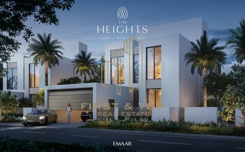 4 Bedroom Villa for Sale in The Heights Country Club and Wellness, Dubai - THE_HEIGHTS_4br_type_c_front_the_heights_3D_render_by_VV. jpg