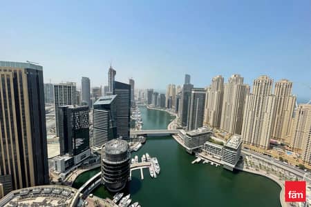 Studio for Rent in Dubai Marina, Dubai - Best Price | Furnished | Canal View | High Floor