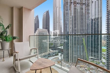 3 Bedroom Apartment for Rent in Downtown Dubai, Dubai - Burj Khalifa View| Furnished| Upgraded| 3BR + Maid