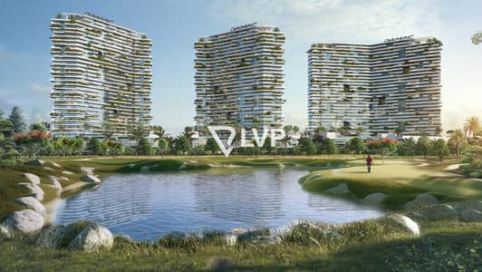 2 Bedroom Flat for Sale in DAMAC Hills, Dubai - High Floor 2BR | Full Golf View | Extended Balcony