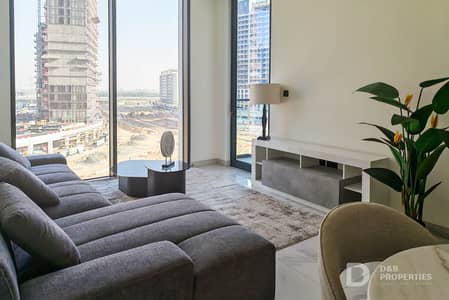 1 Bedroom Flat for Rent in Sobha Hartland, Dubai - Full Lagoon View | Furnished | Brand New
