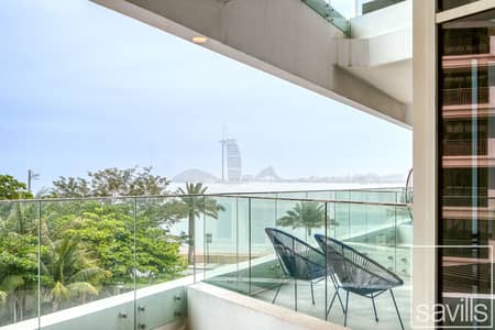 1 Bedroom Flat for Rent in Palm Jumeirah, Dubai - Sea View | Private Beach | Fully Furnished