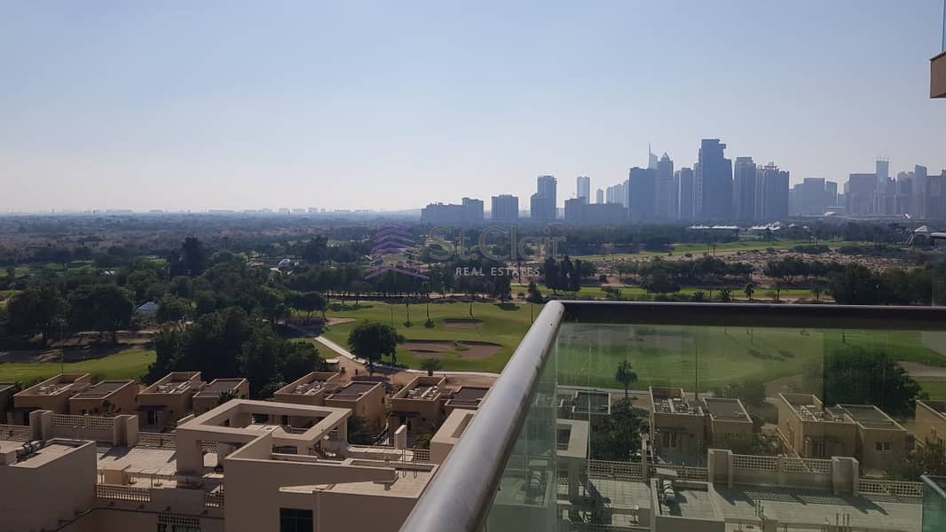 2bedroom apartment wiht amazing full golf and swimming pool view