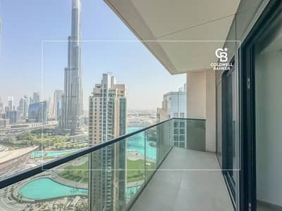 3 Bedroom Flat for Rent in Downtown Dubai, Dubai - 3BR + Maids I Burj khalifa-Fountain view