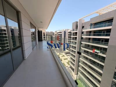 2 Bedroom Flat for Rent in Al Raha Beach, Abu Dhabi - Furnished 2 Master Bed with Balcony 150K