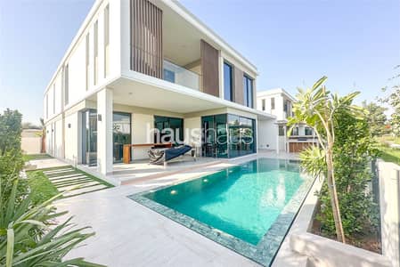 5 Bedroom Villa for Sale in Tilal Al Ghaf, Dubai - PV Villa | Single Row | Upgraded Garden With Pool